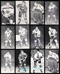 Tougher 1950s-1970s J.D. McCarthy Hockey Postcard Collection (187) with (30+) Hall of Famers