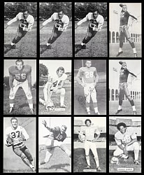 1950s-1970s J.D. McCarthy Football Postcard Collection (200+) with (15+) Hall of Famers Plus (5+) Promotional