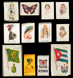 1900s Non-Sports Tobacco Silks Collection (75) with Tough Charlie Chaplin Example