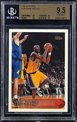 1996-1997 Topps Basketball #138 Kobe Bryant Rookie BGS GEM MINT 9.5