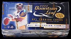 2000 Quantum Leaf Football Unopened Hobby Box - Tom Brady Rookie Year!
