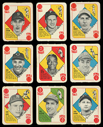 1951 Topps Red Backs Complete Master Set (54) with Both Variations