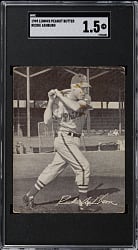 1949 Lummis Peanut Butter Richie Ashburn Rookie SGC FAIR 1.5