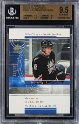 2004-2005 SP Authentic Hockey Rookie Redemptions #RR30 Alex Ovechkin Rookie #123/399 BGS GEM MINT 9.5