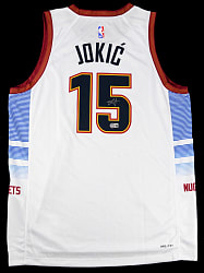 2022-2023 Nikola Jokic Signed Denver Nuggets City Edition Jersey - Beckett