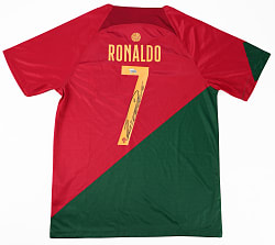 Cristiano Ronaldo Signed Portugal National Team Jersey with Fanatics COA