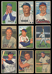 1951 & 1952 Bowman Collection (50) with (14) Hall of Famers Including Stan Musial