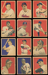 1949 Bowman Starter Set (60) with (9) Hall of Famers & (2) High Numbers