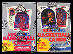 1989-1990 NBA Hoops Basketball Series 1 & Series 2 Unopened Box Pair - Both BBCE