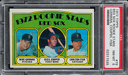 1972 Topps #79 Carlton Fisk Rookie PSA NM-MT 8