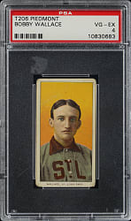 1909-1911 T206 White Border Bobby Wallace PSA VG-EX 4
