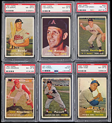 1957 Topps PSA NM-MT 8 Collection (9)