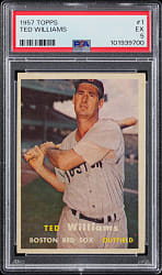 1957 Topps #1 Ted Williams PSA EX 5