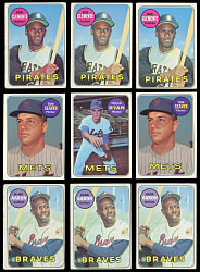 1969 Topps Collection (575+) with (100+) Hall of Famers Including (3) Aaron, (4) Clemente & Ryan