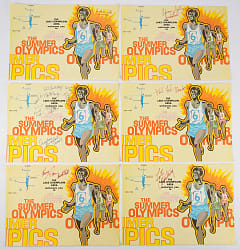 1976 Summer Olympics U.S. Basketball Team-Signed Placemats (26)
