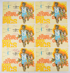 1976 Summer Olympics U.S. Team-Signed Placemats Balance of Collection (219)