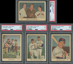 1959 Fleer Ted Williams Near Set (79/80) with (4) PSA Graded
