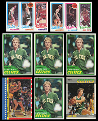 1980-1990 Topps & Fleer Basketball Larry Bird Collection (26) with (2) Rookies