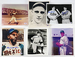 Signed Hall of Fame 8x10 Photo Collection (16) - All Individually Certified