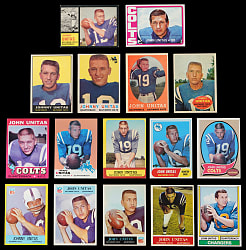1959-1974 Topps & Philadelphia Johnny Unitas Run (16)