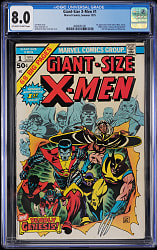 1975 Marvel Giant-Size X-Men #1 First Appearance of New X-Men - CGC 8.0