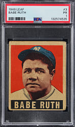 1948 Leaf #3 Babe Ruth PSA POOR 1