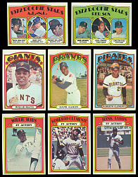 1972 Topps High-Grade Complete Set (787) with (23) Graded - Sharp!