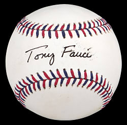 Tony Fauci Single-Signed 2018 Official All-Star Game Baseball with JSA