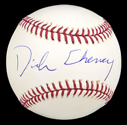 Dick Cheney Single-Signed OML/Selig Baseball