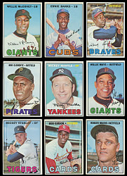 1967 Topps Near Complete Set (558/609) with #150 Mickey Mantle & (30) High Numbers