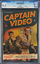 1951 Fawcett Captain Video #1 Issue - CGC 6.5