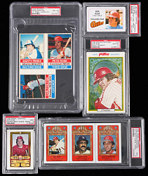 1976-1983 Pete Rose Oddball Proof/Panel/Postcard PSA Graded Collection (5) - All Highest Graded Examples!