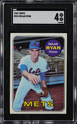 1969 Topps #533 Nolan Ryan SGC VG/EX 4