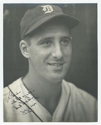 1939 Signed & Dated Hank Greenberg Photograph with Full JSA LOA