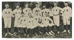 1930 Original News Service Photo of 1888 First Notre Dame Football Team