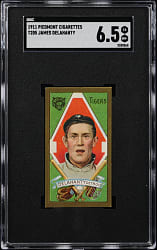 1911 T205 Gold Border James Delahanty SGC EX/NM+ 6.5 - Population 1 with None Higher