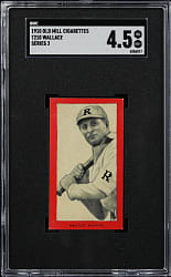 1910 T210 Old Mill Cigarettes Series 2 Wallace SGC VG/EX+ 4.5 - Population 2 with None Higher