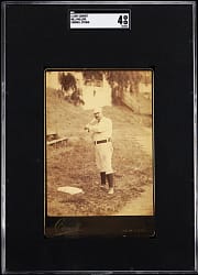 Circa 1887 Carroll Studio Cabinet Bill Phillips SGC VG/EX 4 - Image Used for N172 Old Judge & Only Graded Example by SGC/PSA