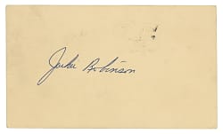 1955 Jackie Robinson Signed Government Postcard