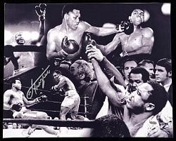 Joe Frazier Signed 16x20 Photo Collage - Steiner
