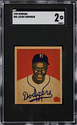 1949 Bowman #50 Jackie Robinson Rookie SGC GOOD 2