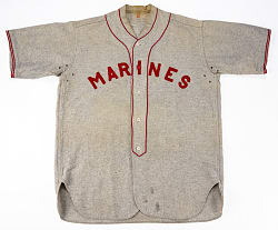 Circa 1930s Marines Wool Baseball Jersey
