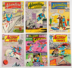 1960s DC Action Comics & Adventure Comics Collection (68)