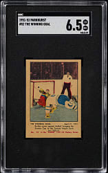 1951-1952 Parkhurst Hockey #52 The Winning Goal SGC EX/NM+ 6.5