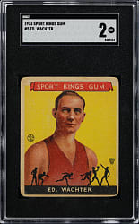 1933 Sport Kings Gum #5 Ed Wachter SGC GOOD 2