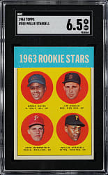 1963 Topps #553 Willie Stargell Rookie SGC EX/NM+ 6.5