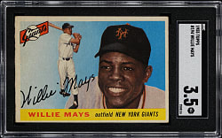 1955 Topps #194 Willie Mays SGC VG+ 3.5