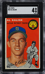 1954 Topps #201 Al Kaline Rookie SGC VG/EX 4