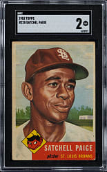 1953 Topps #220 Satchel Paige SGC GOOD 2