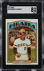 1972 Topps #309 Roberto Clemente SGC NM/MT 8